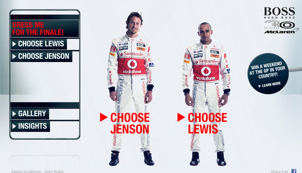 Tervezd meg Button és Hamilton overálját a Magyar Nagydíjra