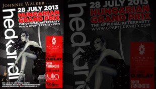 28th Hungarian Grand Prix The Official Afterparty 2013 @ Symbol Budapest